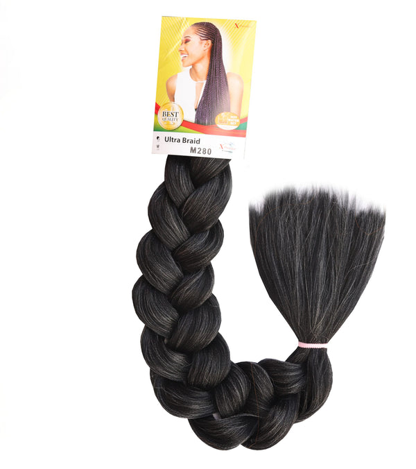 X Pression Syn Ultra Braid X-PRESSION Ultra Hair Braid (Braiding) Extension (Choice of Colours) - Afro Hair Boutique