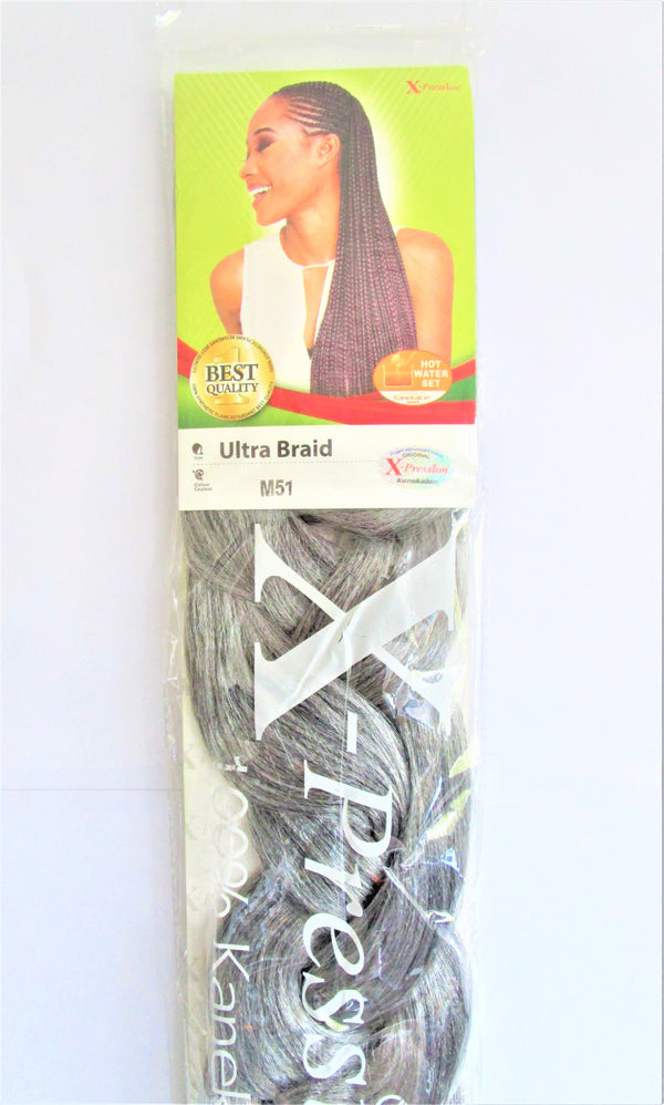 X Pression Syn Ultra Braid X-PRESSION Ultra Hair Braid (Braiding) Extension (Choice of Colours) - Afro Hair Boutique