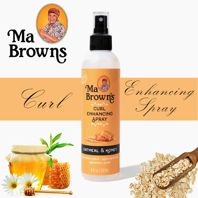 Ma Browns Curl Enhancing Spray With Oatmeal And Honey - 237ml