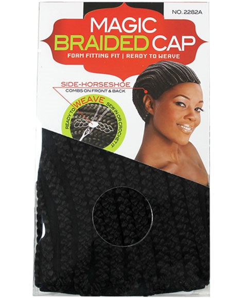 Bee Sales Magic Braided Cap Black