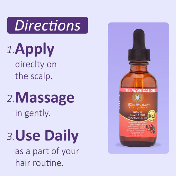 Olive Moisture Professional Batana Scalp And Hair Nourishing Oil 59ml