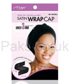 Bee Sales Magic Collection Satin Wrap Cap Black