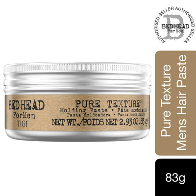 Bed Head by TIGI for Men Pure Texture Mens Hair Paste for Firm Hold 83g