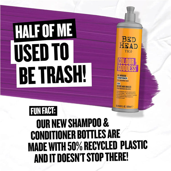 Bed Head by TIGI Color Goddess Oil Infused Conditioner - Coloured Hair 400/600ml