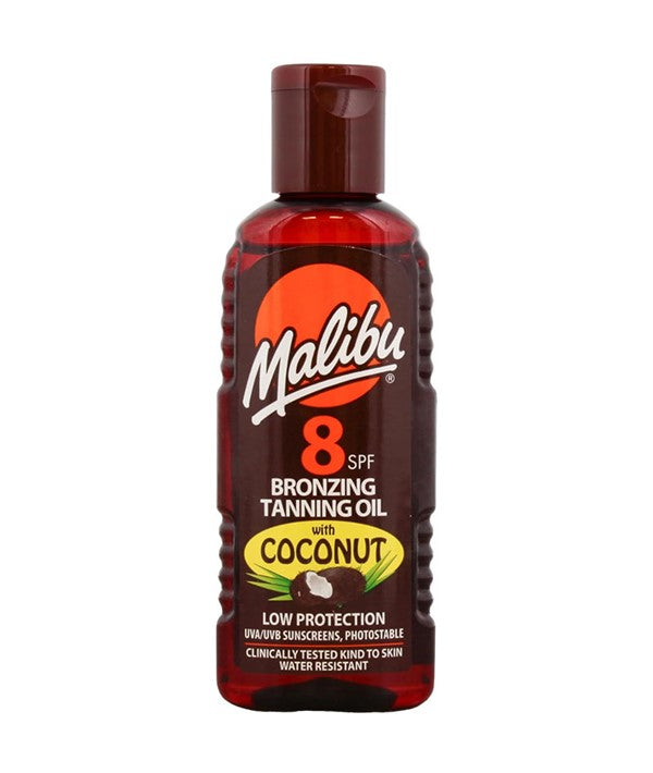 malibu  Bronzing Tanning Oil Tropical Coconut Fragrance SPF8