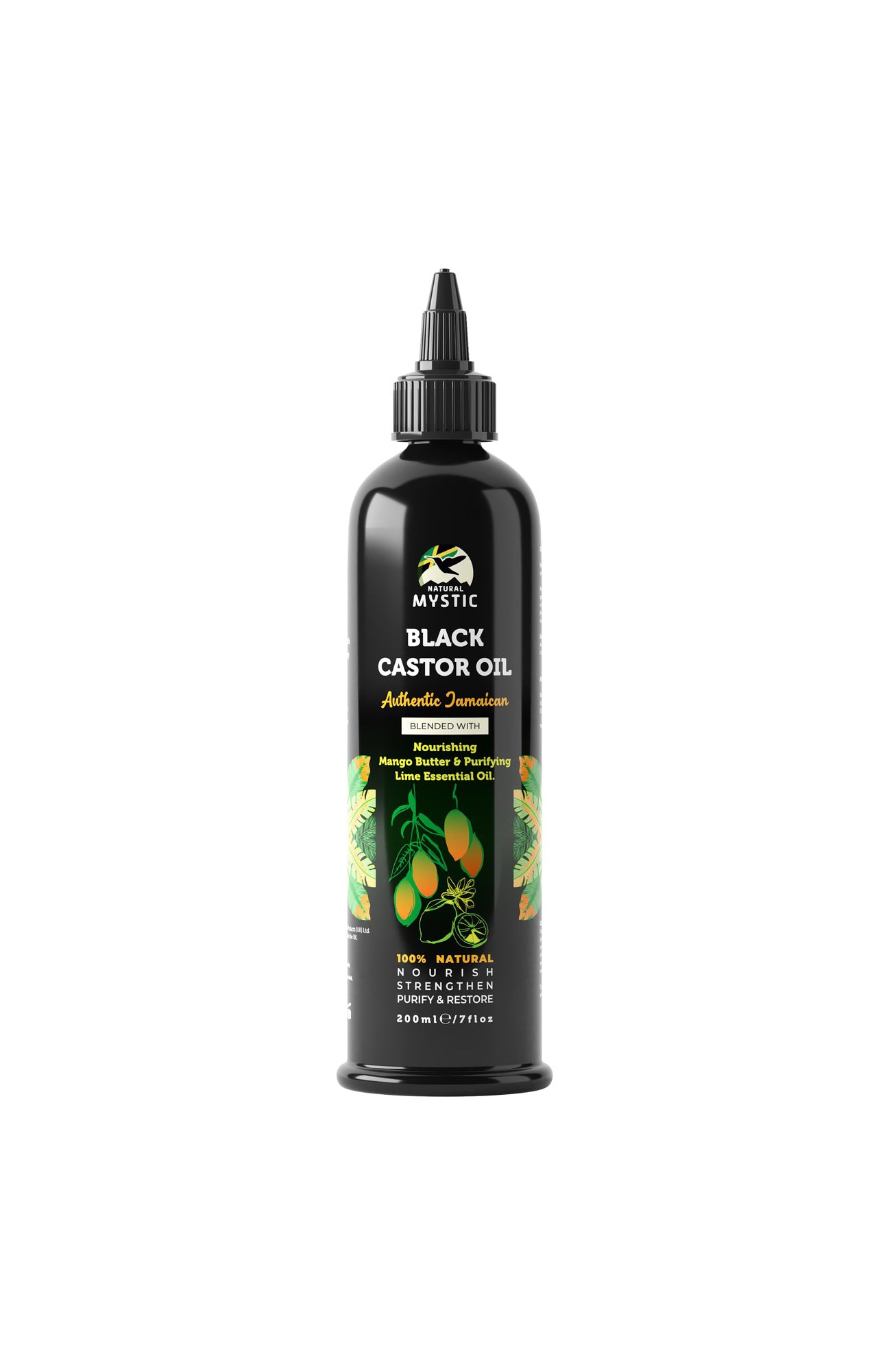 Natural Mystic Jamaican Black Castor Blended Mango Butter & Lime Essential Oil 120ml
