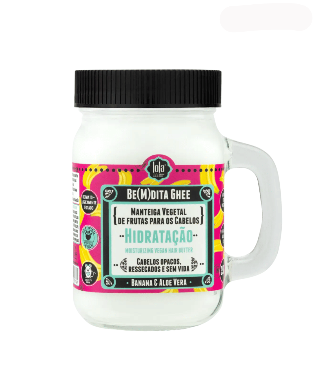 Lola Cosmetics Bemdita Ghee Hidratacao Moisturizing Vegan Hair Butter 100g / 350g