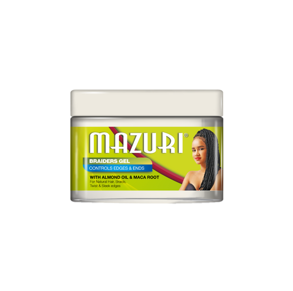 Mazuri Braiders Gel Controls Edges And Ends With Almond Oil & Maca Root 355ml - Afro Hair Boutique