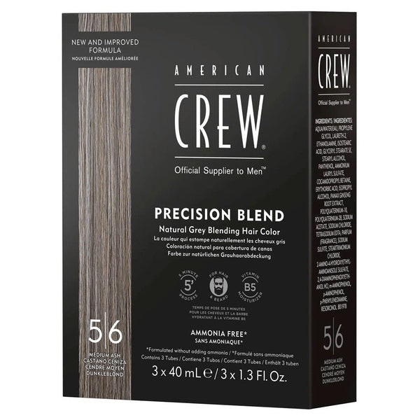 American Crew Precision Blend Natural Grey Coverage 40ml x3 - Afro Hair Boutique