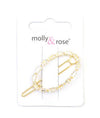 Molly And Rose Clear Stone Open Oval Hair Slide 9278
