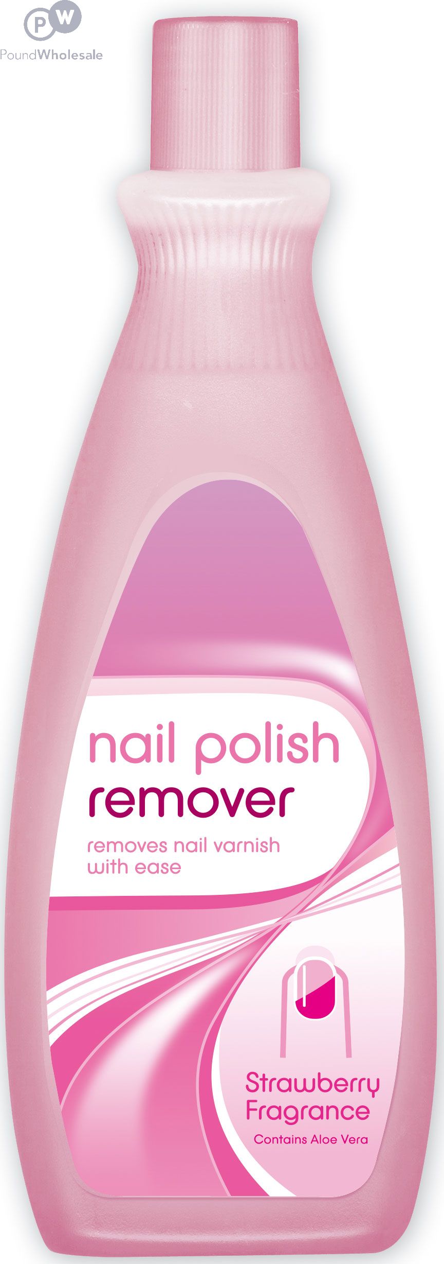Cotton Tree Nail Polish Remover With Strawberry Fragrance 295ml