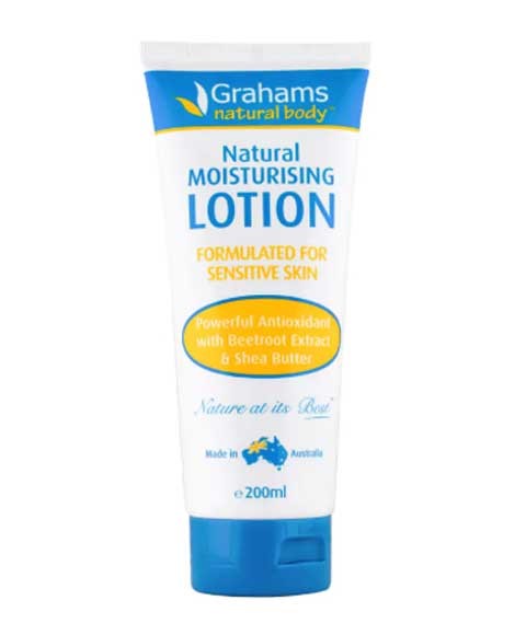 Grahams Natural Body Natural Moisturising Lotion For Sensitive Skin 