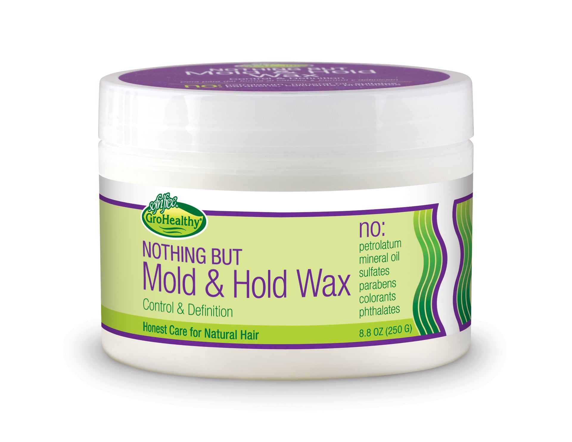 Sof N Free Gro Healthy Nothing But Mold And Hold Wax 250g