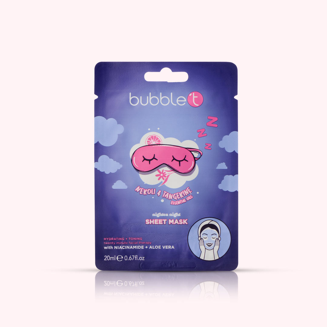 Bubble T Cosmetics Neroli And Tangerine Nightea Night Sheet Mask 20ml