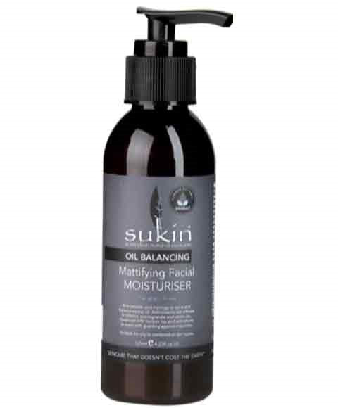 sukin Australian Natural Skincare Oil Balancing Mattifying Facial Moisturiser