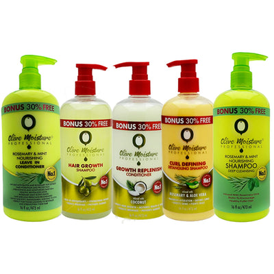 Olive Moisture Professional | Shampoo/ Conditioner/Mousse/Hair Mask - Full Range