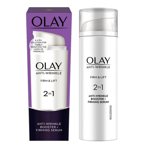 Olay Anti Wrinkle Firm And Lift 2In1 Booster Firming Serum 50ml - Afro Hair Boutique
