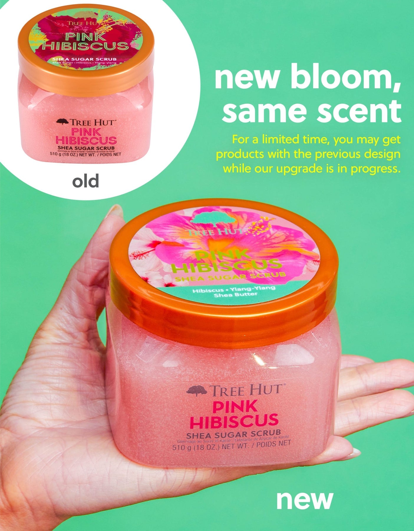 Tree Hut Pink Hibiscus Shea Sugar Scrub 510g