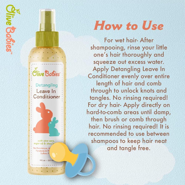 Olive Babies Detangling Leave In Conditioner 237ml