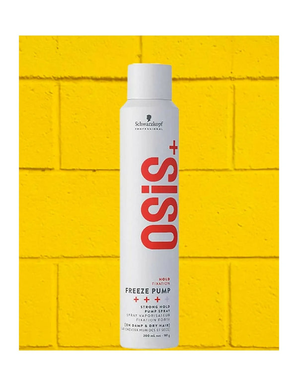 Schwarzkopf Osis Plus Hold Fixation Freeze Pump Strong Hold Pump Spray 200ml - Afro Hair Boutique