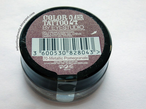 Maybelline Color Tattoo 24HR Eyeshadow 70 Metallic Pomegranate - Afro Hair Boutique