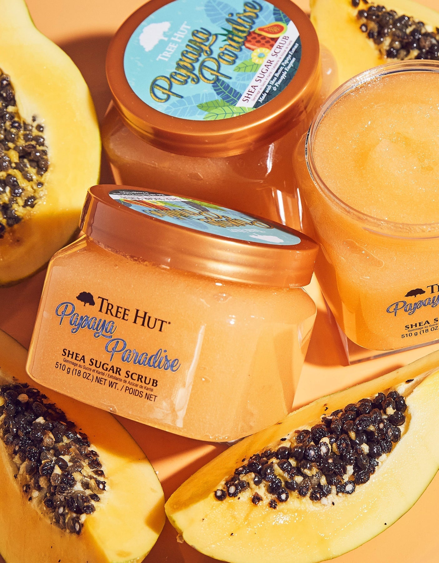 Tree Hut Papaya Paradise Shea Sugar Scrub 510g