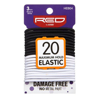 Red By Kiss Black And White 20 Maximum Hold Elastic HEB04