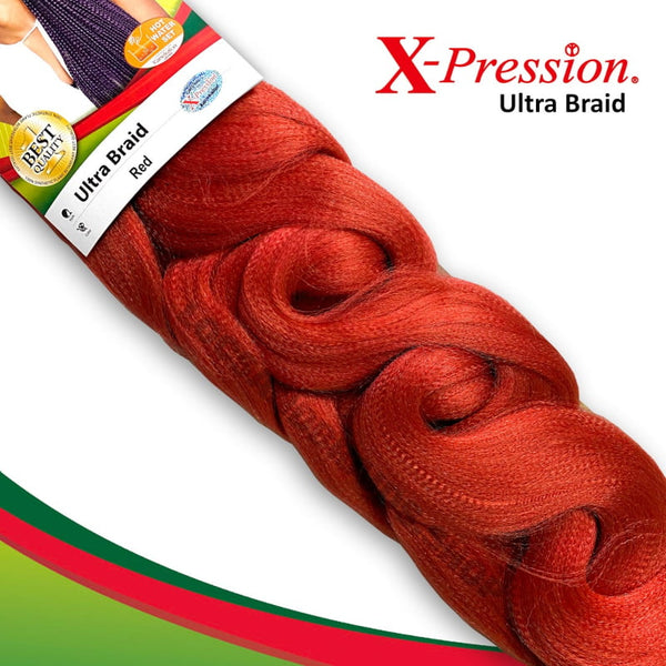 X Pression Syn Ultra Braid X-PRESSION Ultra Hair Braid (Braiding) Extension (Choice of Colours) - Afro Hair Boutique