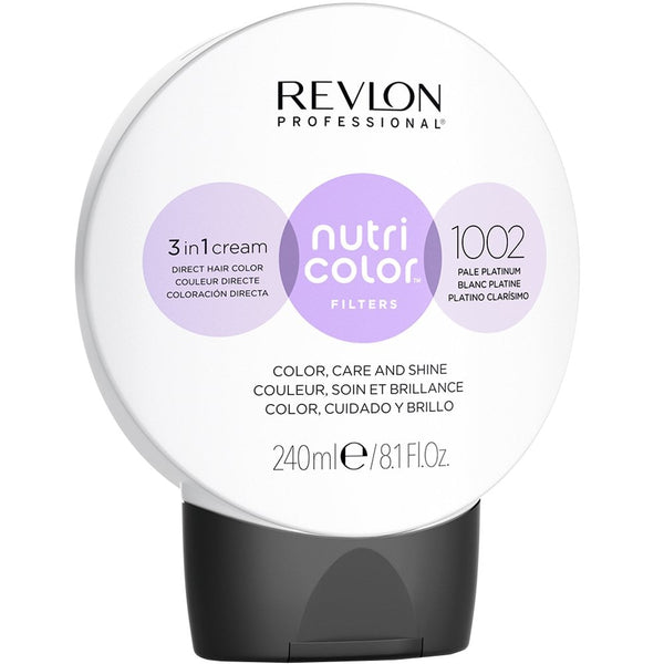 Revlon Nutri Color Filters 3 In 1 Colour Cream 1002 Pale Platinum 240ml - Afro Hair Boutique