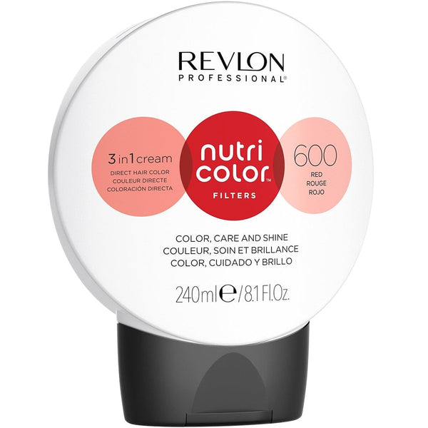 Revlon Nutri Color Filters 3 In 1 Colour Cream 600 Red 240ml - Afro Hair Boutique