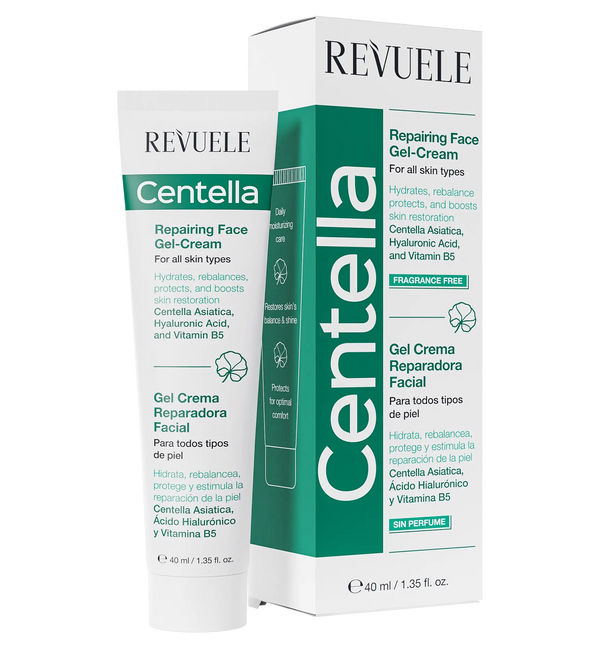Revuele Centella Repairing Face Gel Cream 40ml - Afro Hair Boutique