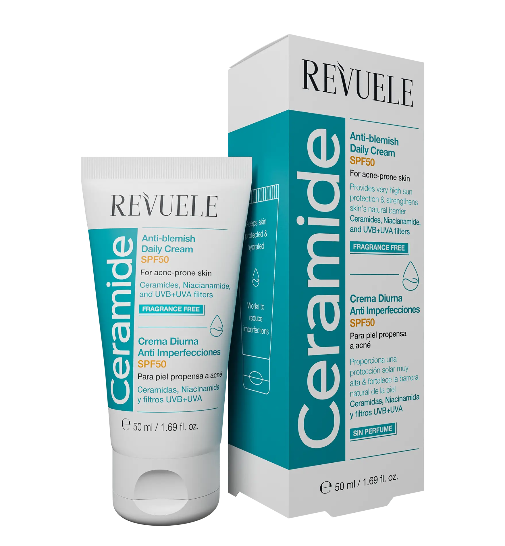 Revuele Ceramide Anti Blemish Daily Cream SPF50 50ml