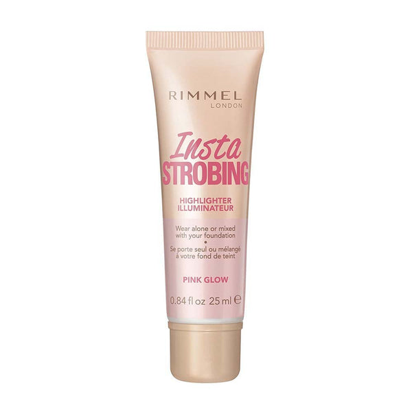 Rimmel Insta Strobing Highlighter Illuminateur Pink Glow 25ml - Afro Hair Boutique