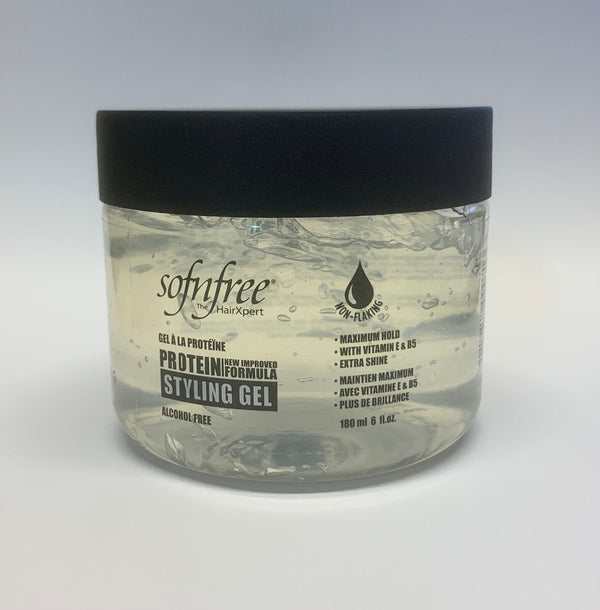 Sof N Free Protein Styling Gel Clear 180ml, 500ml / 907ml