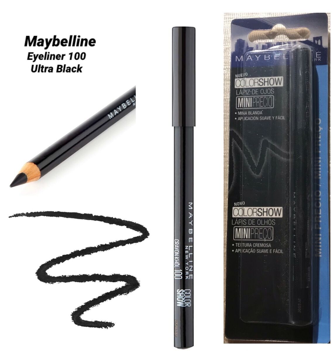 Maybelline Color Show Eye Khol 100 Ultra Black
