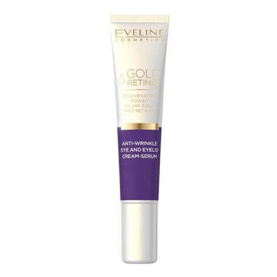 Eveline Gold Retinol Anti Wrinkle Eye And Eyelid Cream Serum 20ml