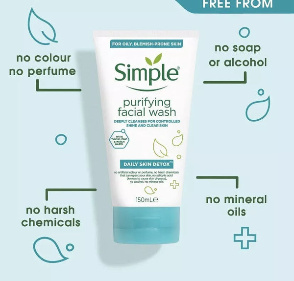 Simple  Purifying Facial Wash - Afro Hair Boutique