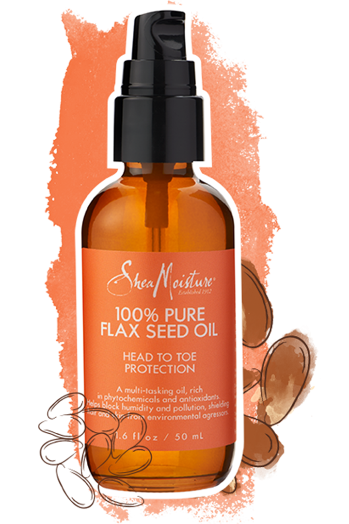 Shea Moisture 100% Pure Flax Seed Oil Head To Toe Protection 47ml