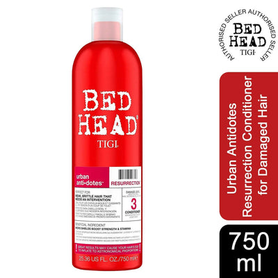 Bed Head by Tigi Urban Antidotes Resurrection Conditioner for Damaged Hair 750ml