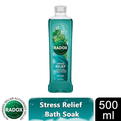 Radox 100% Nature Inspired Fragrance Bath Soak, Stress Relief 500ml