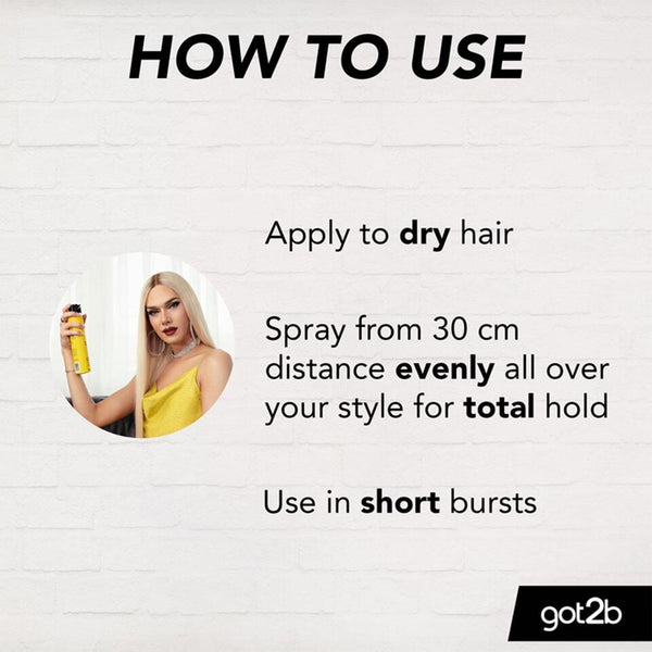 Schwarzkopf Got2b Glued Blasting Freeze Spray 100ml / 300ml - Afro Hair Boutique