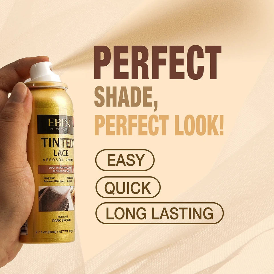 EBIN New York Tinted Wig Lace Aerosol Spray 100ml - 150ml / 80ml