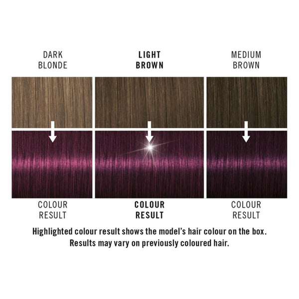 Schwarzkopf Live Intense Permanent Colour Hair Dye & Serum, 046 Cyber Purple - Afro Hair Boutique