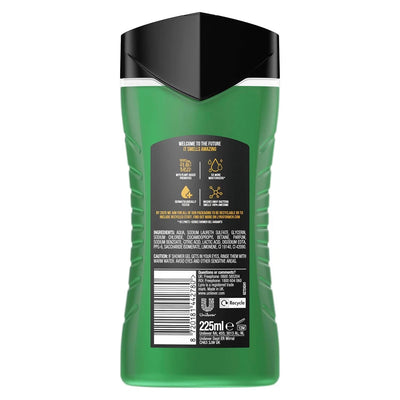 Lynx Jungle Fresh 3 In 1 Extra Fresh Shower Gel 225ml