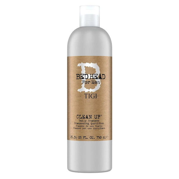 Bed Head for Men by Tigi Clean Up Mens Daily Shampoo for Normal Hair 750ml