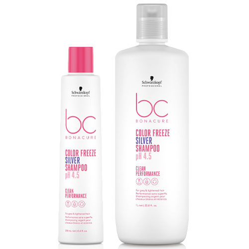 Schwarzkopf BC Bonacure PH 4.5 Color Freeze Silver Shampoo, 250ml / 1L - Afro Hair Boutique