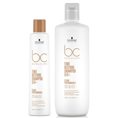 Schwarzkopf Bonacure Time Restore Shampoo Q10+, 250ml/ 1L