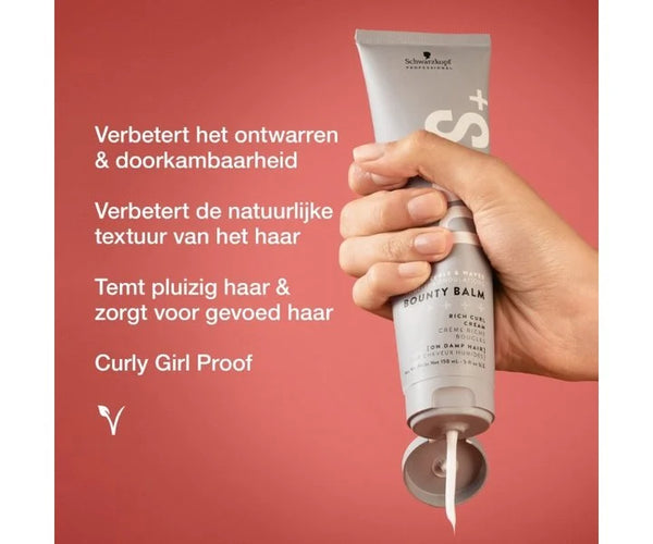 Schwarzkopf Osis Plus Bounty Balm Frizz Reducing Curl Cream 150ml - Curls & Waves - Afro Hair Boutique