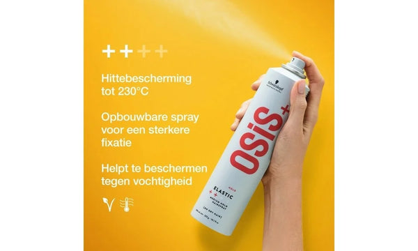 Schwarzkopf Osis Plus Hold Elastic Medium Hold Hair Spray - 300ml - Afro Hair Boutique