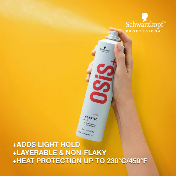 Schwarzkopf Osis Plus Hold Elastic Medium Hold Hair Spray - 300ml - Afro Hair Boutique